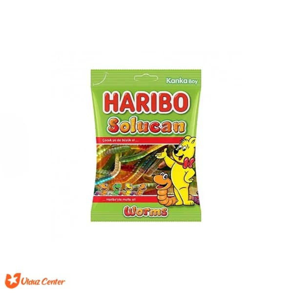 پاستیل Haribo مدل Worms وزن 160 گرم