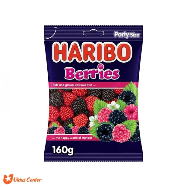 پاستیل Haribo مدل Berries وزن 160 گرم