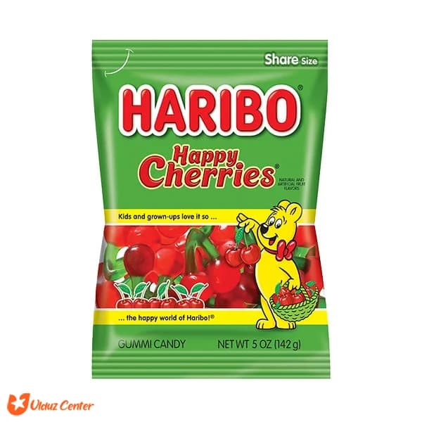 پاستیل Haribo مدل Happy Cherries وزن 160 گرم — تصویر ۳
