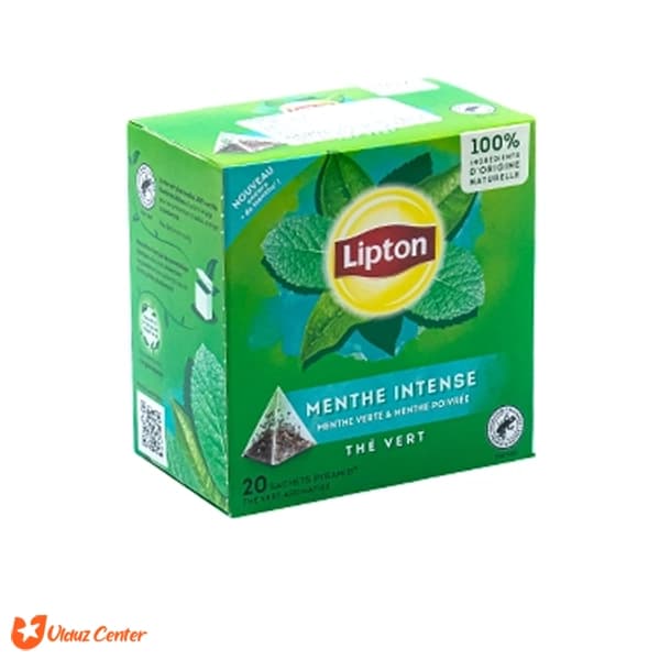 چای سبز Lipton با رایحه نعنا تند بسته 20 عددی