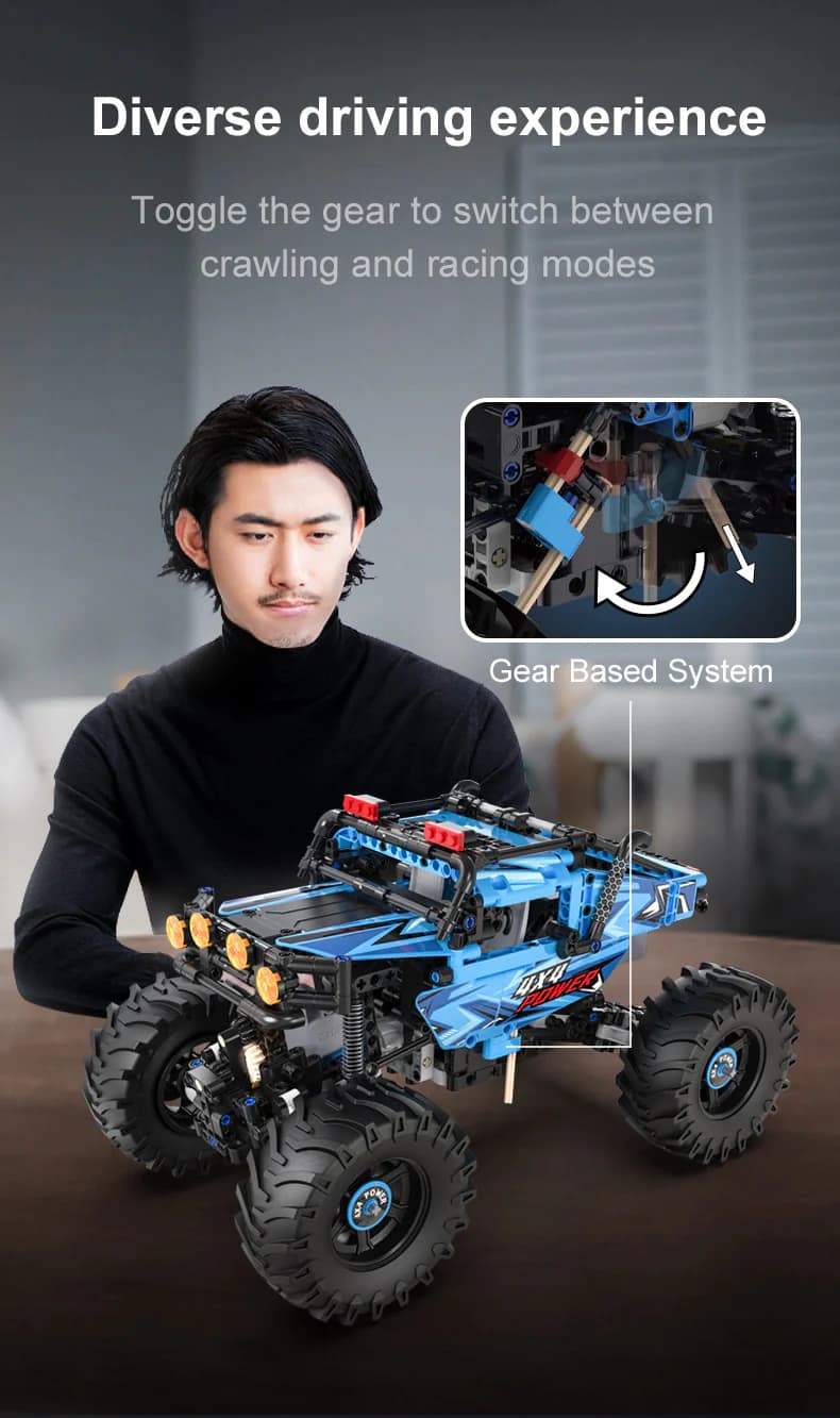 لگو ماشین کنترلی تکنیکال برند CADA کد C61008W — تصویر ۹