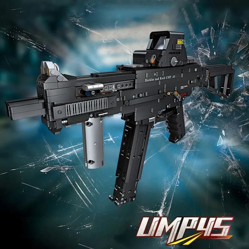 لگو تفنگ تهاجمی نظامی مدل UMP45 کد 92401 — تصویر ۴