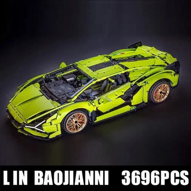 لگو ماشین لامبورگینی مدل SPEED کد 40001 — تصویر ۴