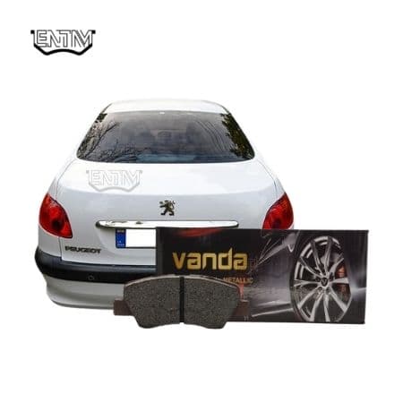 لنت ترمز عقب پژو 206 صندوقدار 1392-1400 برند وندا (VANDA)