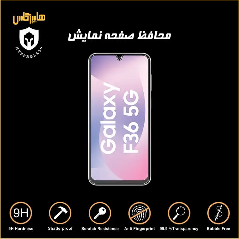 محافظ صفحه نمایش گوشی سامسونگ Galaxy F36 — تصویر ۴