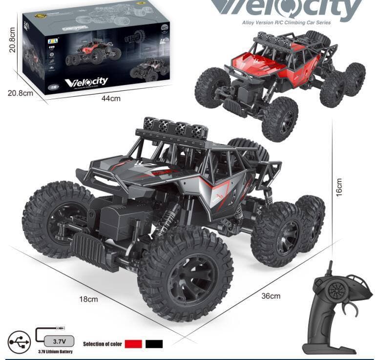 ماشین کنترلی آفرود 6 چرخ مدل Velocity کد 2260
