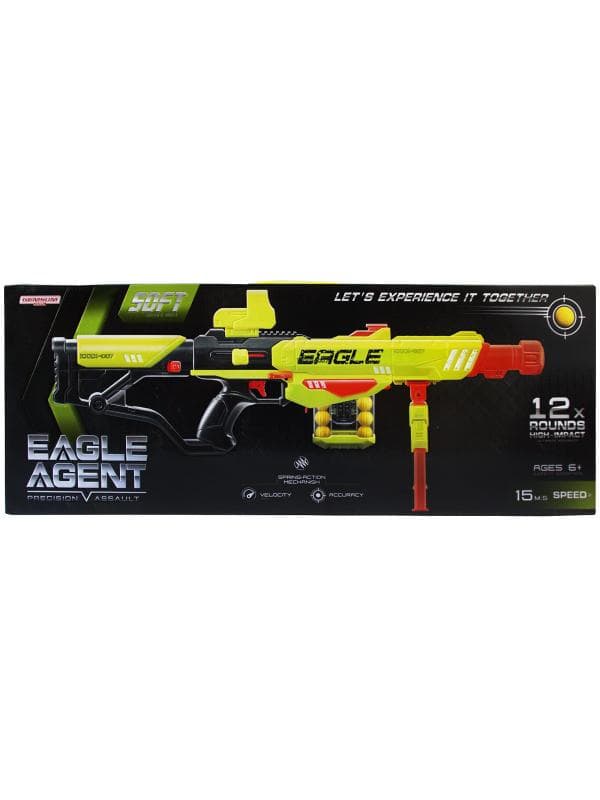 تفنگ اسباب بازی سایز بزرگ مدل EAGLE AGENT کد 390 — تصویر ۶