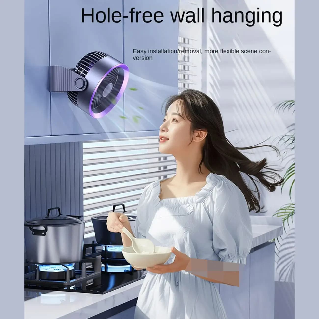 پنکه رو میزی ریمکس F27 Desktop Fan — تصویر ۵