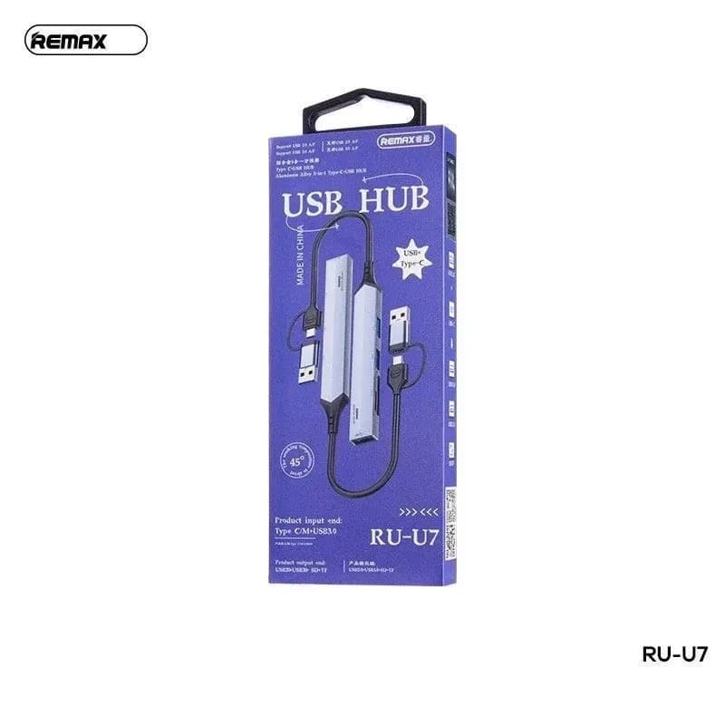 هاب 5 پورت USB-C ریمکس مدل RU-U7 — تصویر ۳