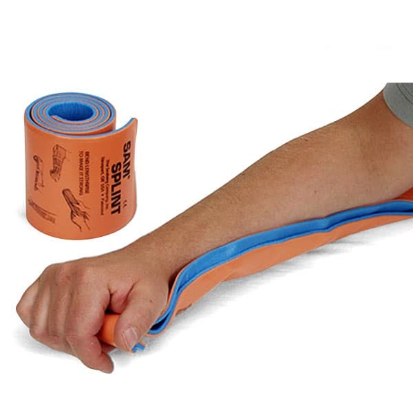 آتل آلومینیومی پددار رولی SamSplint — تصویر ۹