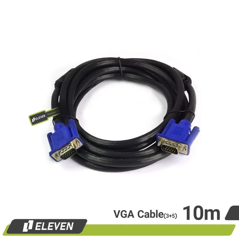 کابل ELEVEN VGA مدل EL-1000 طول 10 متر — تصویر ۴