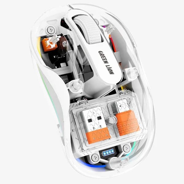 ماوس بی‌سیم شفاف گرین لاین مدل TURTLE GL-MS2 — تصویر ۷