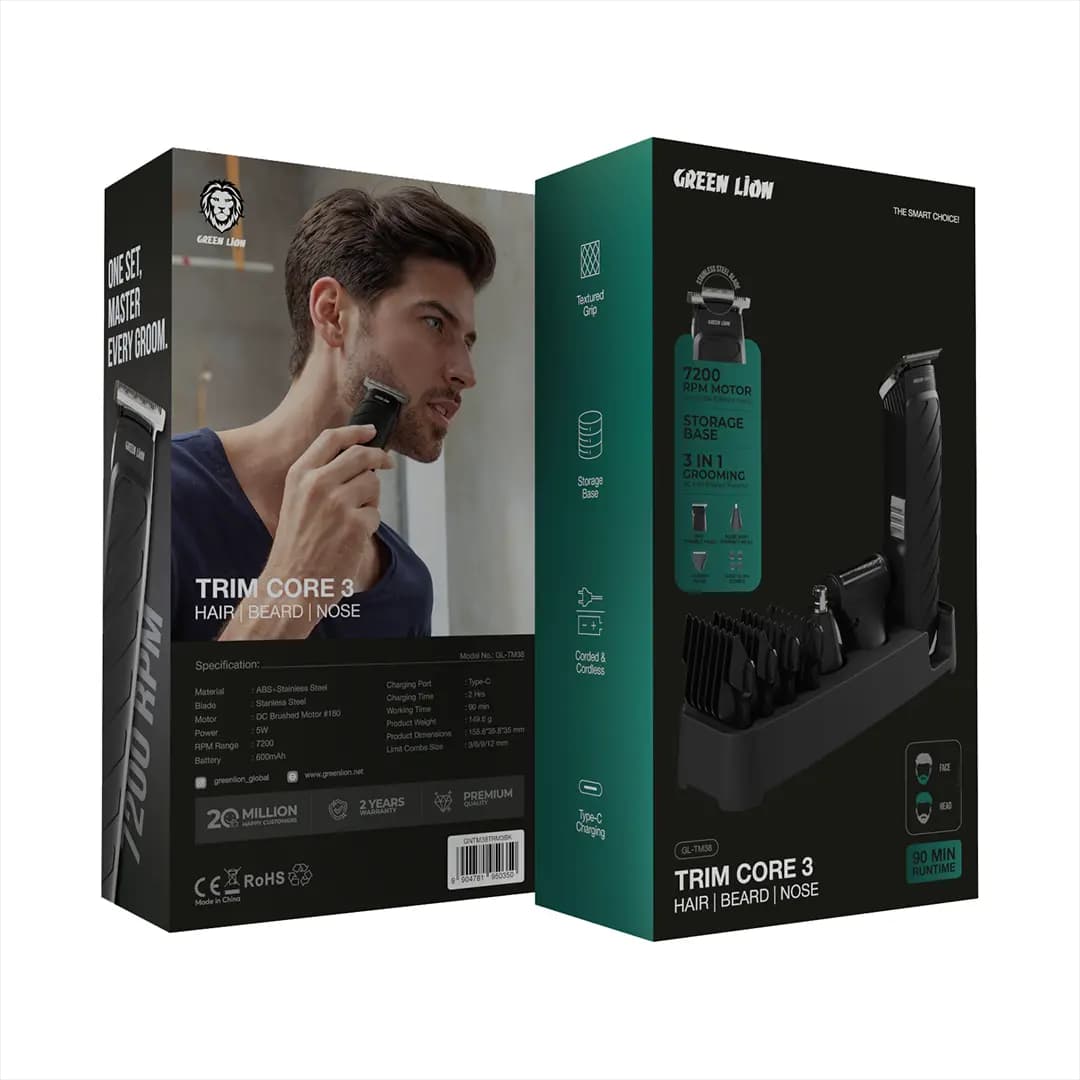 ماشین اصلاح گرین لاین مدل Trim Core 3 GNTM38TRM3 — تصویر ۹