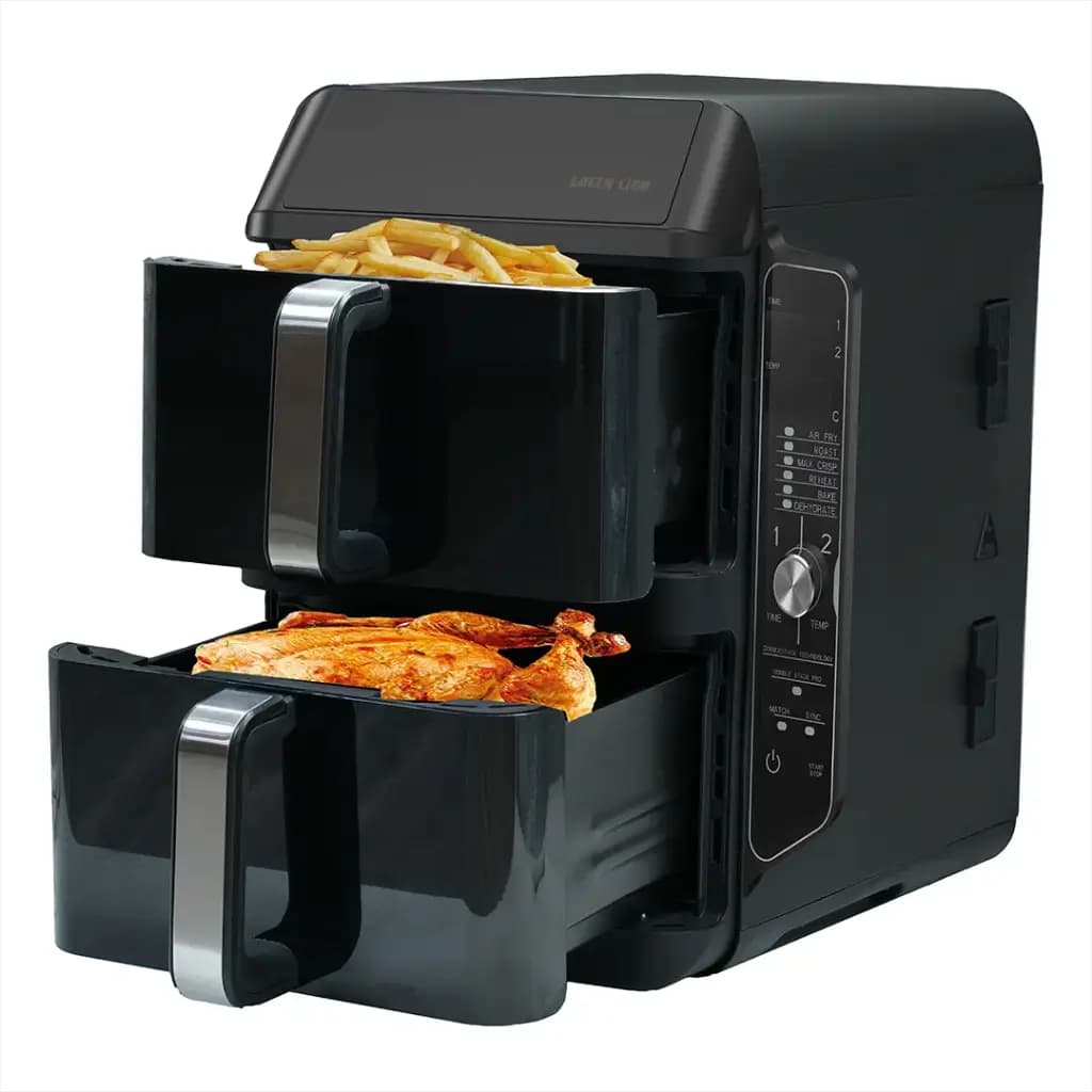 هواپز/سرخ کن بدون روغن گرین لاین مدل Double-Decker pro — تصویر ۱۱
