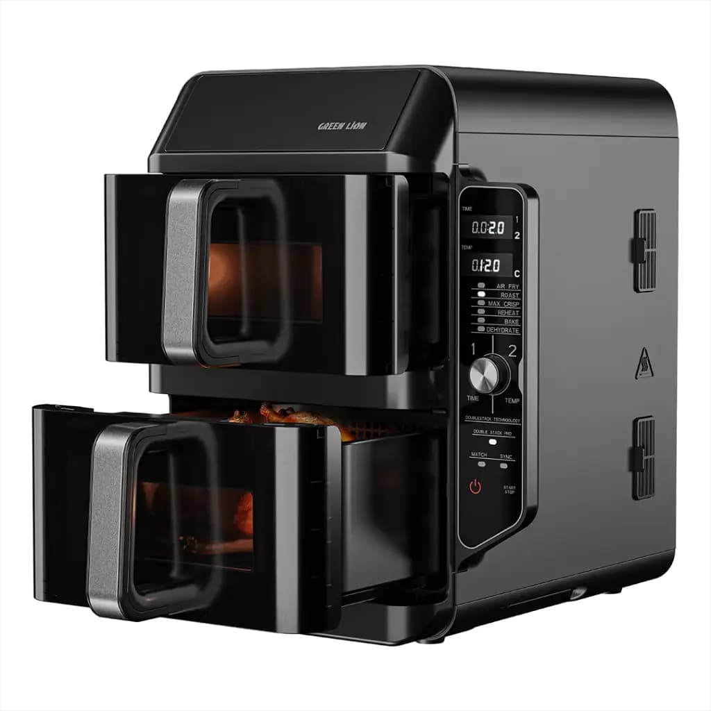هواپز/سرخ کن بدون روغن گرین لاین مدل Double-Decker pro — تصویر ۱۰