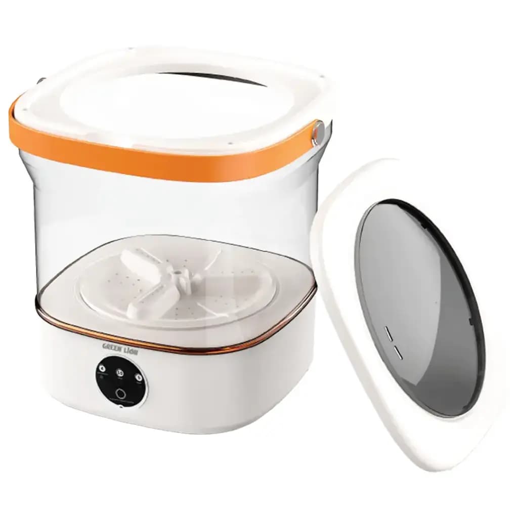ماشین لباسشویی 12 لیتری قابل حمل گرین لاین مدل GNMIWASH12LWH — تصویر ۵