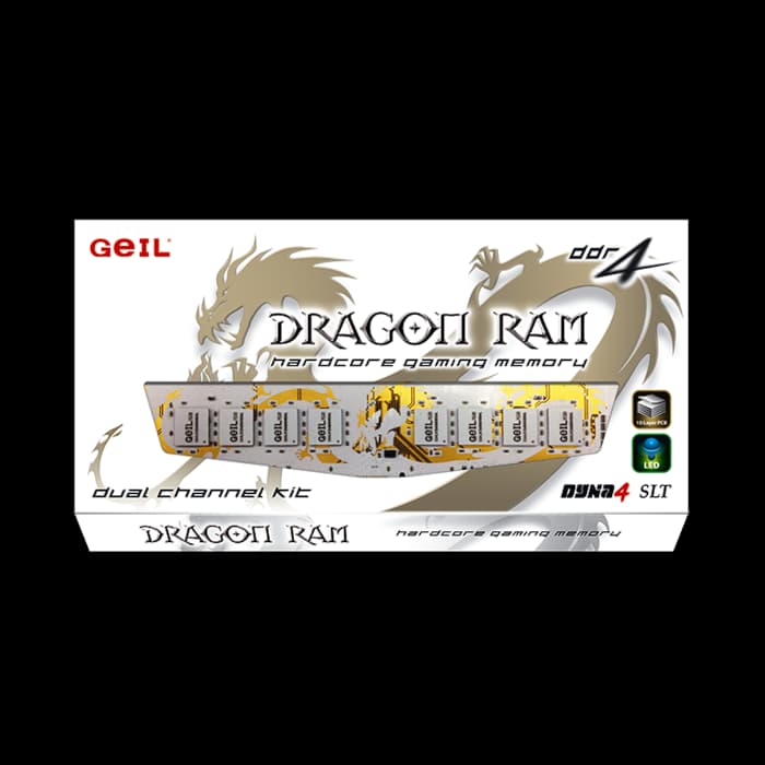 رم کامپیوتر جیل مدل DRAGON ظرفیت 8GB (1*8GB) تک کاناله DDR4 سرعت 2400 مگاهرتز