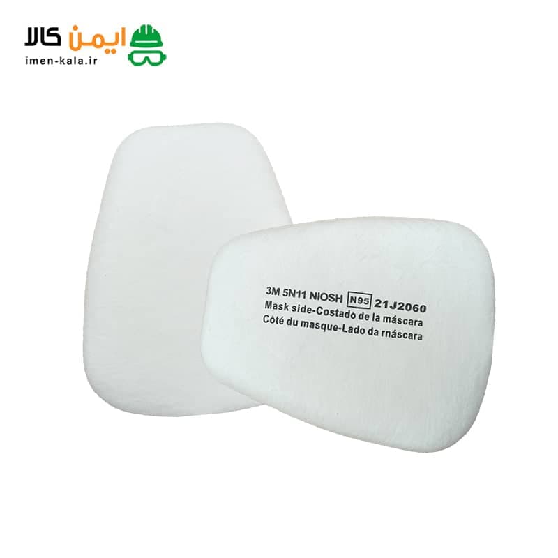 پد فیلتر N95P2 تری ام (3M) مدل 5N11 | یک جفت