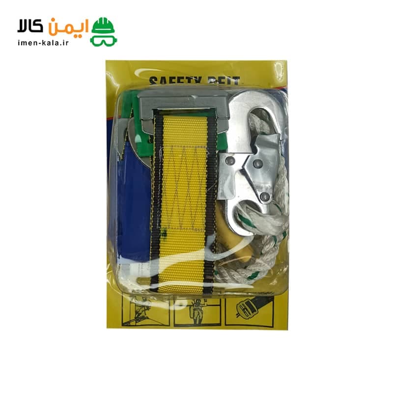 لنیارد تک شاخ دو قلاب safety belt — تصویر ۴