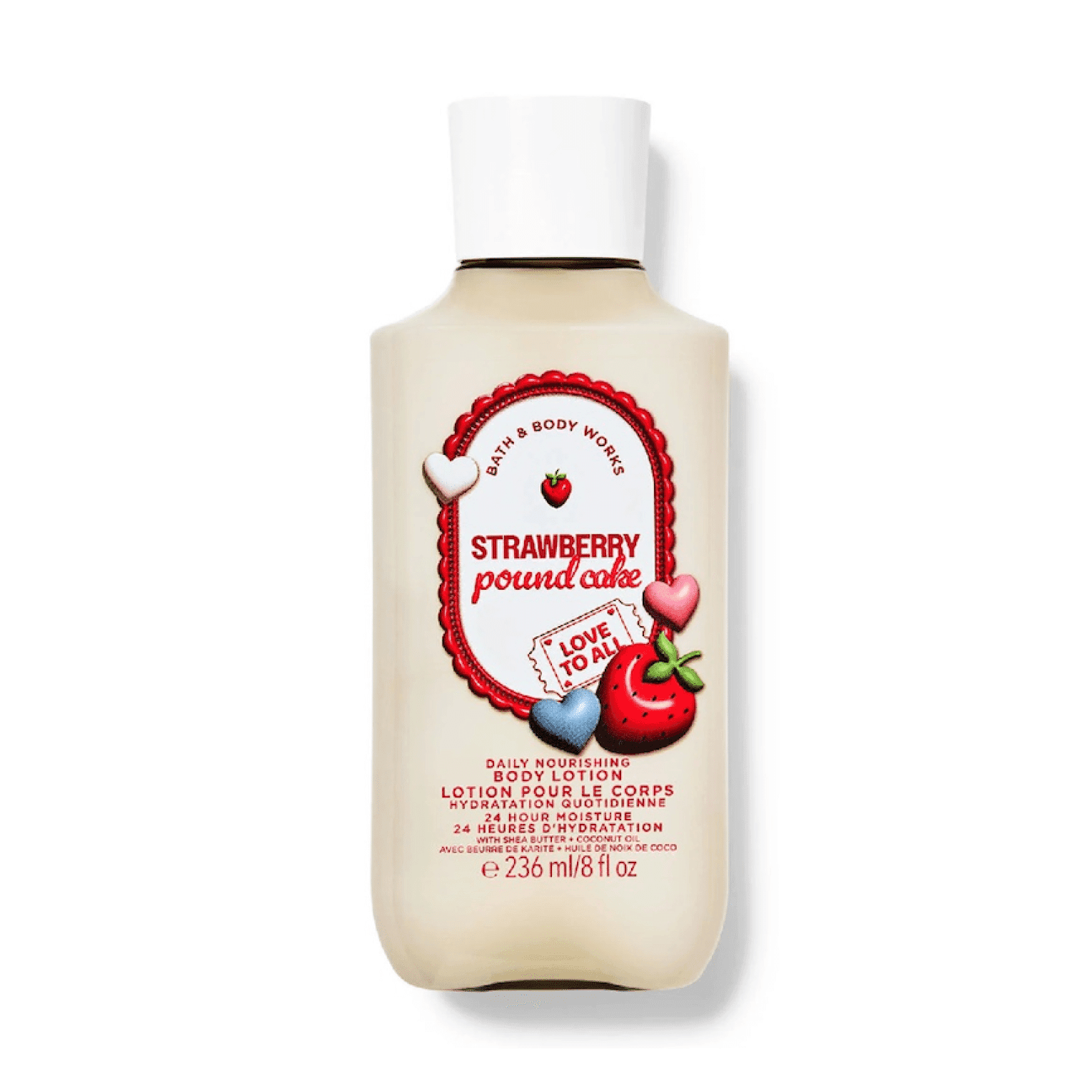 لوسیون بدن Strawberry Pound Cake Lotion بس اند بادی ورکز