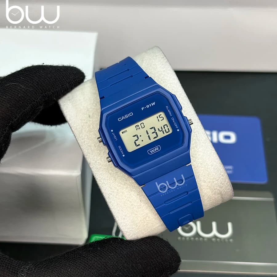 ساعت مچی کاسیو (Casio) مدل F-91WB-2A1 — تصویر ۷