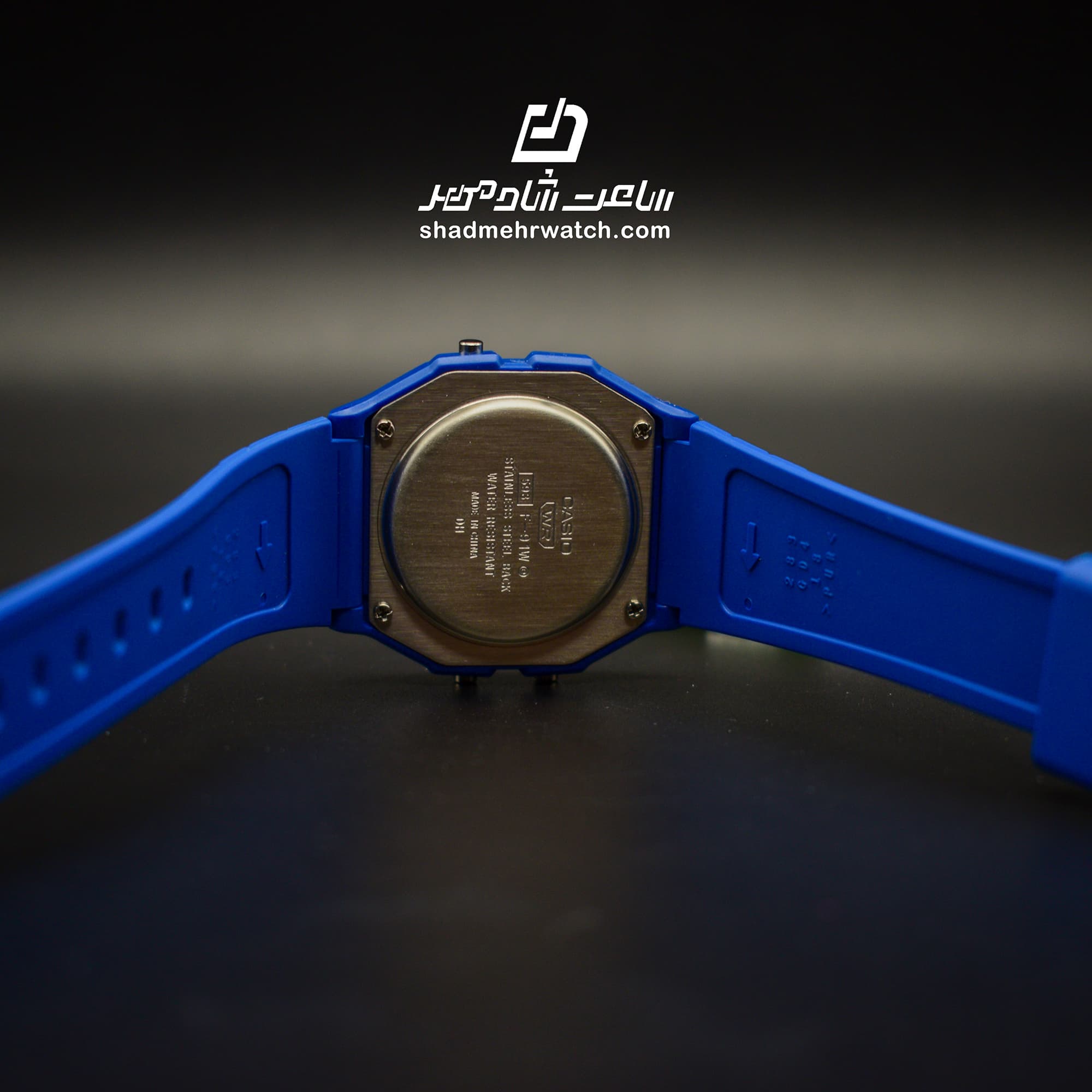 ساعت مچی کاسیو (Casio) مدل F-91WB-2A1 — تصویر ۴