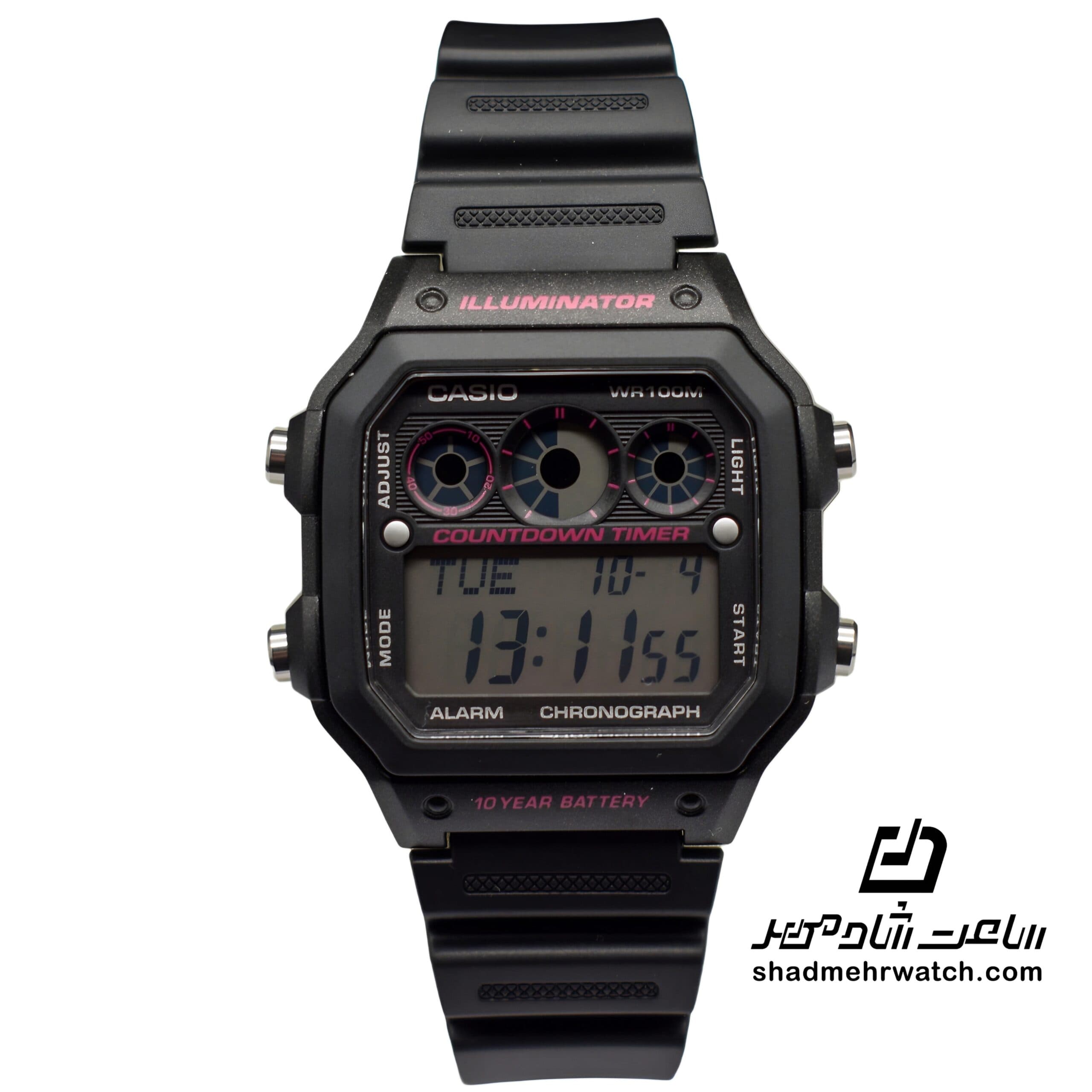 ساعت مچی کاسیو (Casio) مدل AE-1300WH-1A2VDF — تصویر ۲