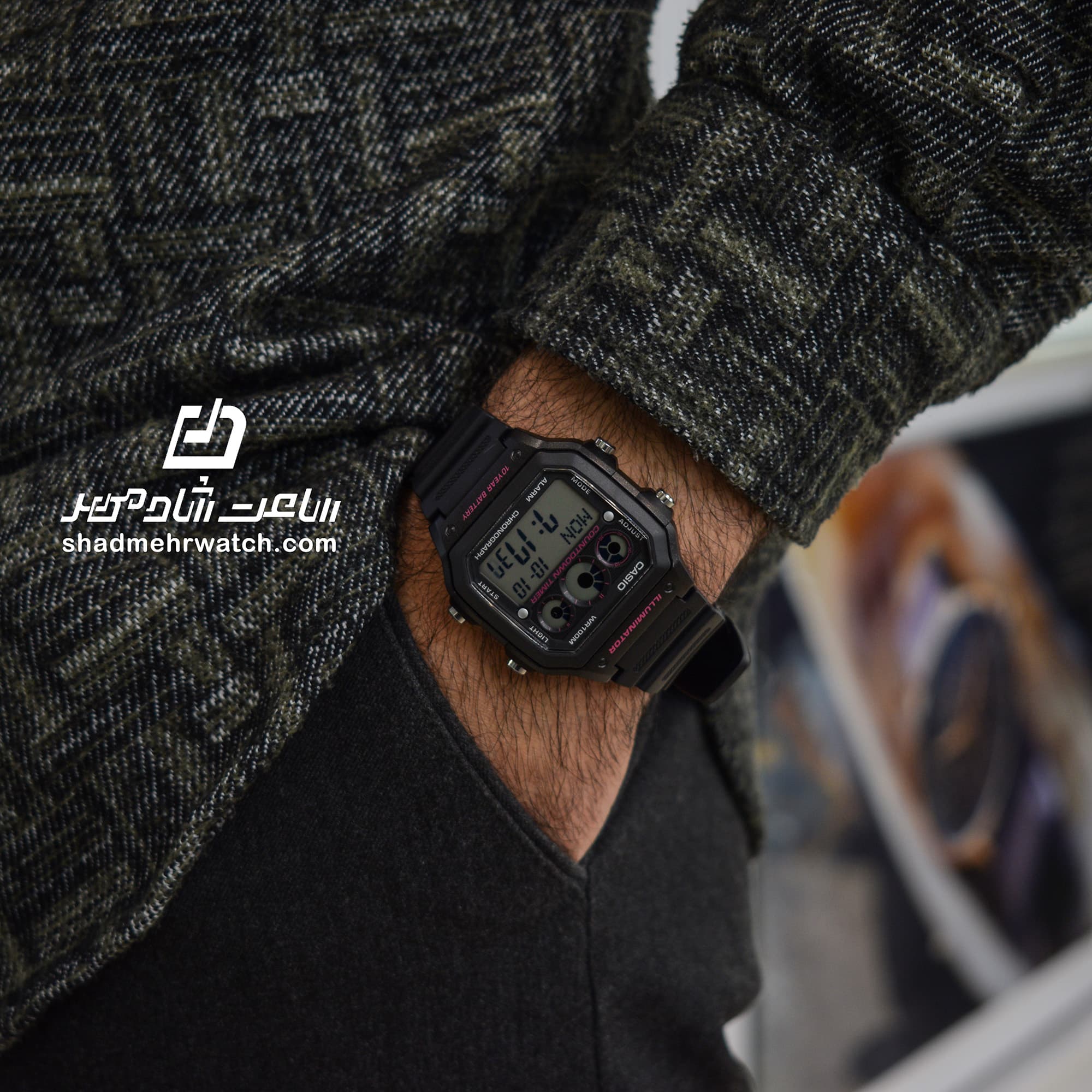 ساعت مچی کاسیو (Casio) مدل AE-1300WH-1A2VDF — تصویر ۵