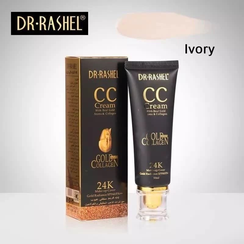 سی سی کرم طلا و کلاژن دکتر Rach با SPF60 حجم ۵۰ میل کد 6145 — تصویر ۷