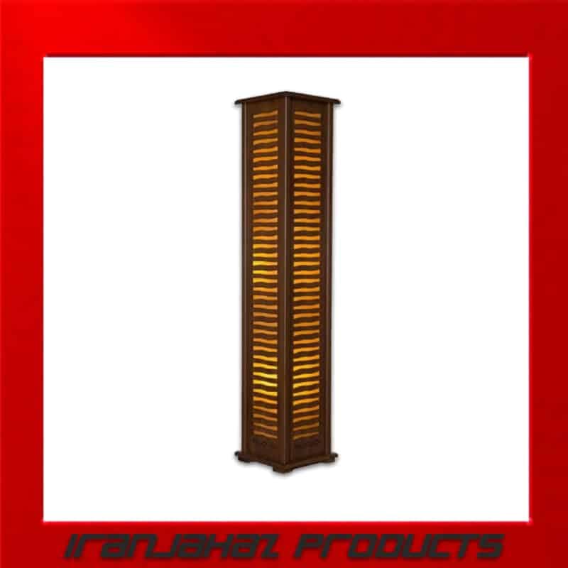 چراغ ایستاده چوبی سپیدار مدل 507