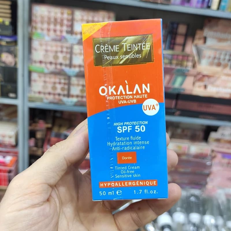 کرم ضد آفتاب اوکالان SPF 50 حجم ۵۰ میل فرانسه کد 6081 — تصویر ۸