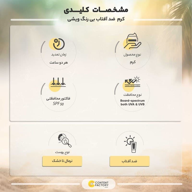 ضدآفتاب ویشی Capital Soleil پوست خشک و حساس ۵۰ میل کد 6050 — تصویر ۱۲