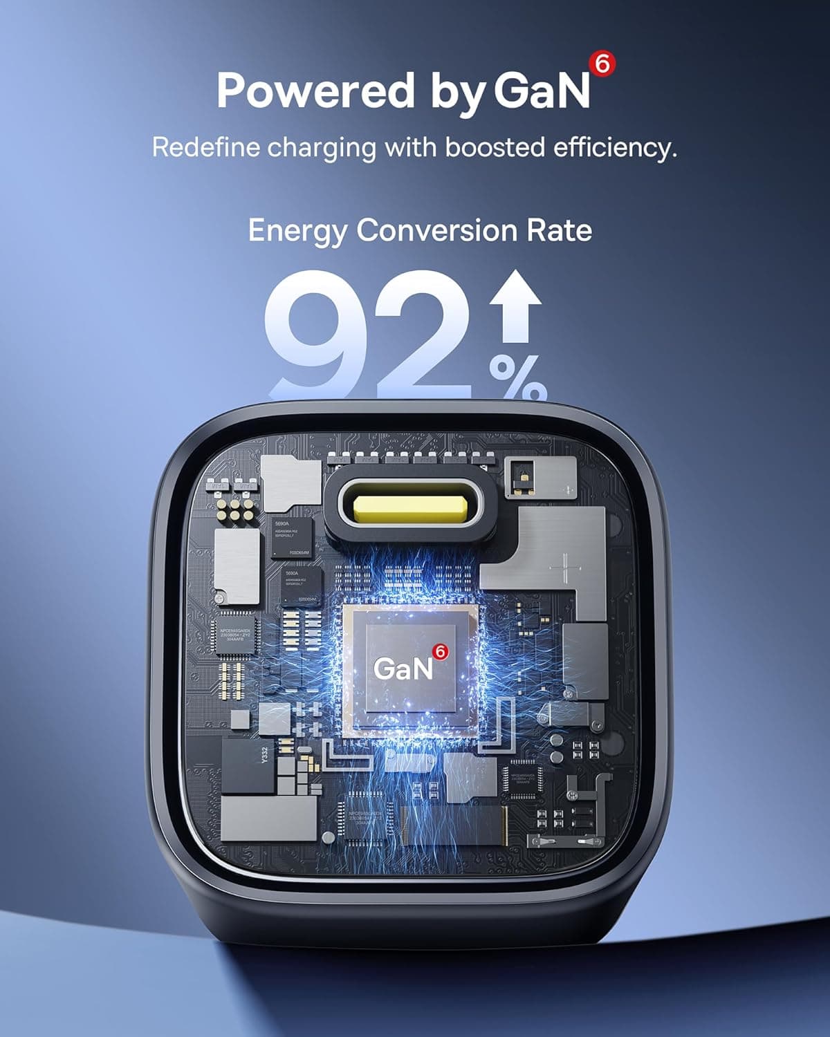 شارژر دیواری بیسوس GaN6 مدل 45 وات USB-C بسته دو عددی — تصویر ۷