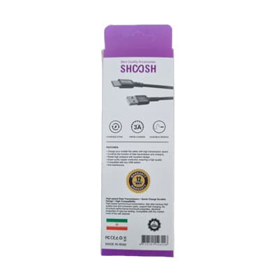 کابل شارژ تایپ سی SHOOSH مدل SH72C — تصویر ۳