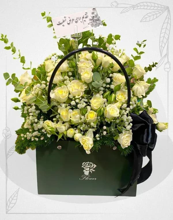باکس گل سپیدی جاودان