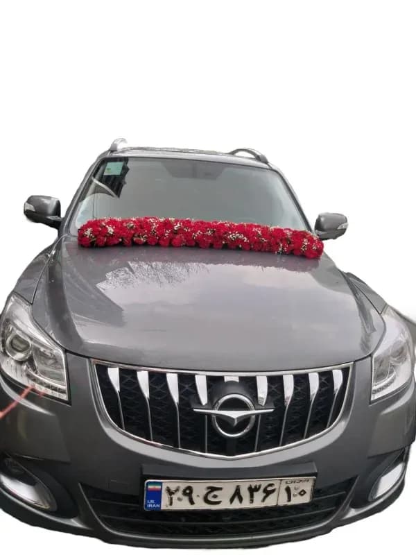 گل آرایی ماشین عروس مدل خطی – فروشگاه گل کارا | Kara Flower