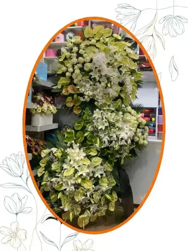 تاج گل لاکچری سه طبقه