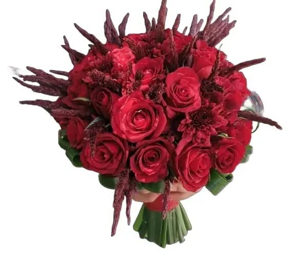 دسته گل عروس گرد کد dst-10 – فروشگاه گل کارا | Kara Flower — تصویر ۲