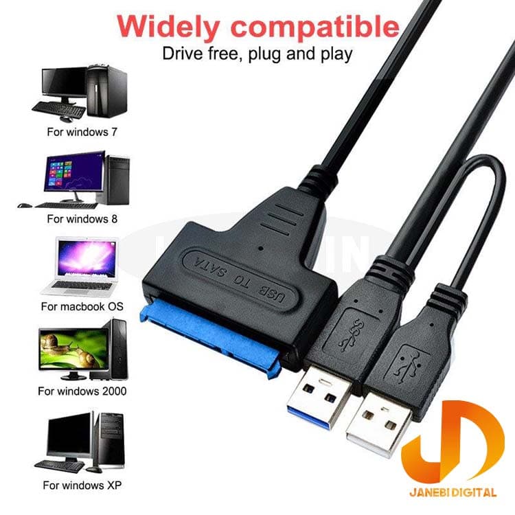 مبدل USB 3.0 به SATA مدل 4TBY — تصویر ۸
