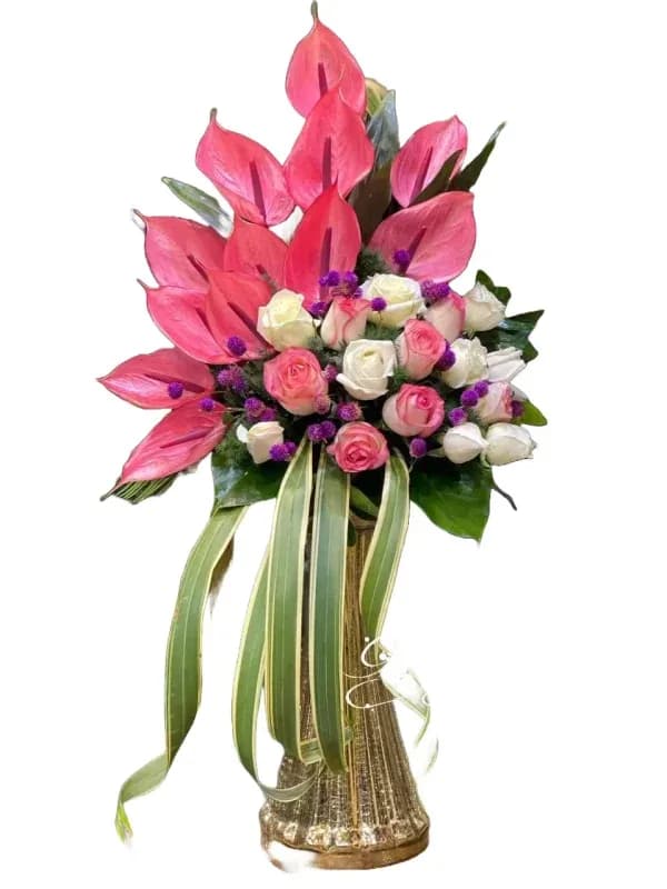 جام گل بلند کد JAM-4 – فروشگاه گل کارا | Kara Flower