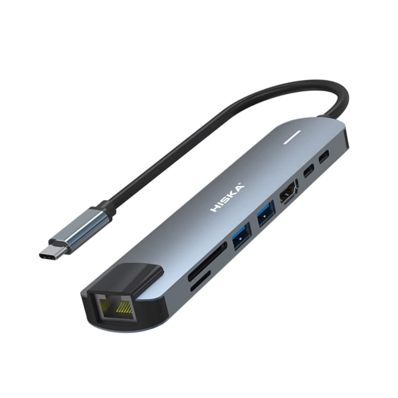 هاب 8 پورت USB-C هیسکا مدل HR-51 — تصویر ۱۱