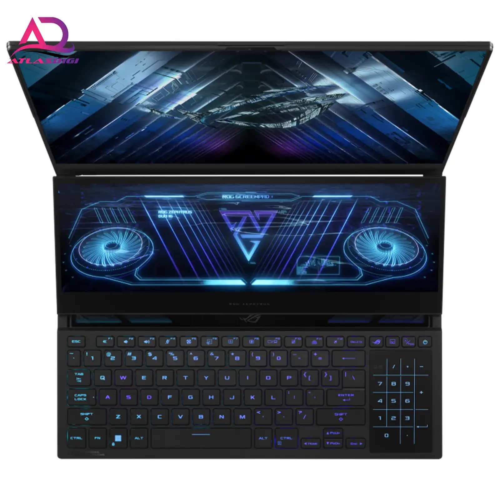 لپ تاپ گیمینگ ایسوس راگ ASUS ROG Zephyrus Duo 16 (2023) R9-7945HX 32GB 1TB RTX4080 Mini LED 240HZ — تصویر ۵