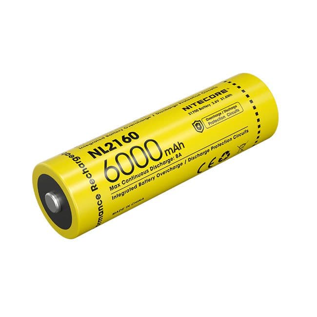 باتری 21700 لیتیوم یون NL2160 نایتکر 6000 میلی آمپر — تصویر ۲