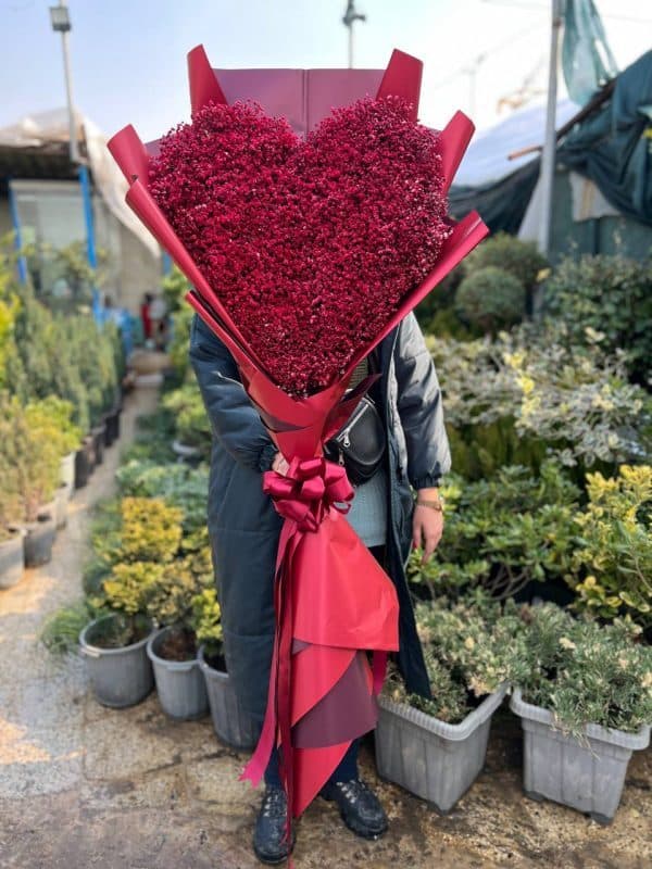 دسته گل ژیپسوفیلا قلبی شماره 01 — تصویر ۲