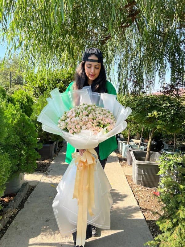 دسته گل رزمینیاتوری — تصویر ۶