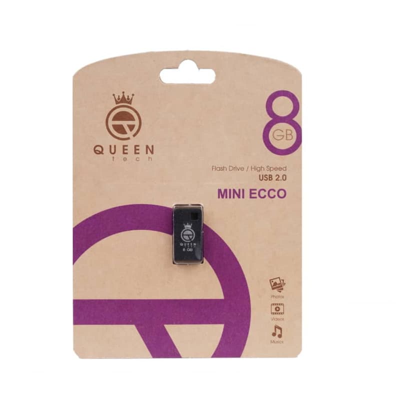 فلش مموری کوئین تک مدل MINI ECCO ظرفیت 8 گیگابایت