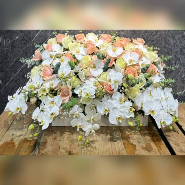 باکس گل لاکچری ارکیده
