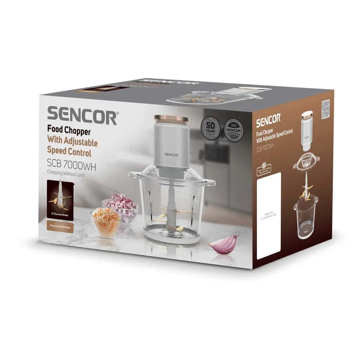 خردکن سنکور مدل Sencor SCB 7000WH — تصویر ۳