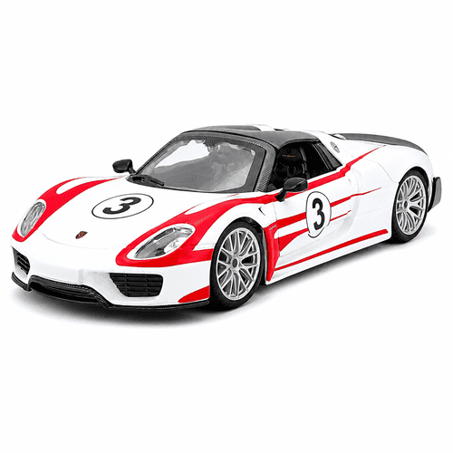 ماکت پورشه 918 سایز 1:24 برند بوراگو | Porsche 918