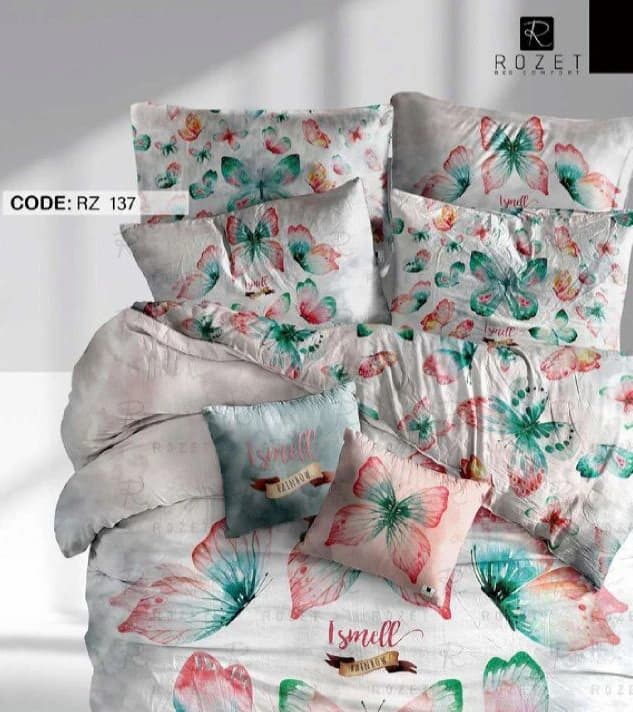 روتختی تک نفره رزت مدل پروانه آبرنگی سری RZ137